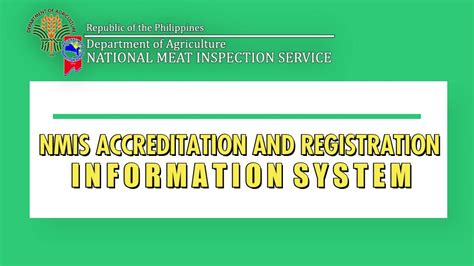 naris nmis|Instructional Video on User Account Application on .